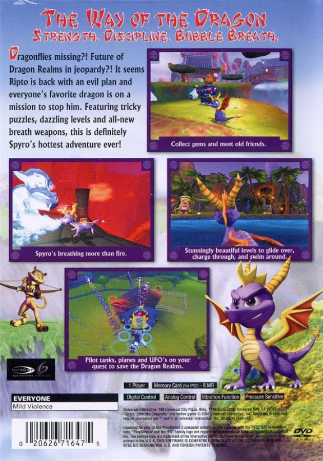 Spyro: Enter the Dragonfly – PlayStation 2 (PS2)