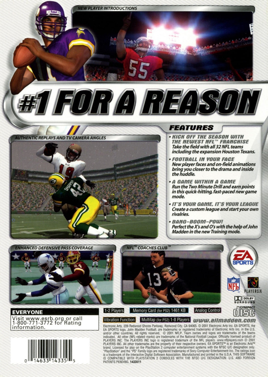 Madden NFL 2002 – PlayStation 2 (PS2)