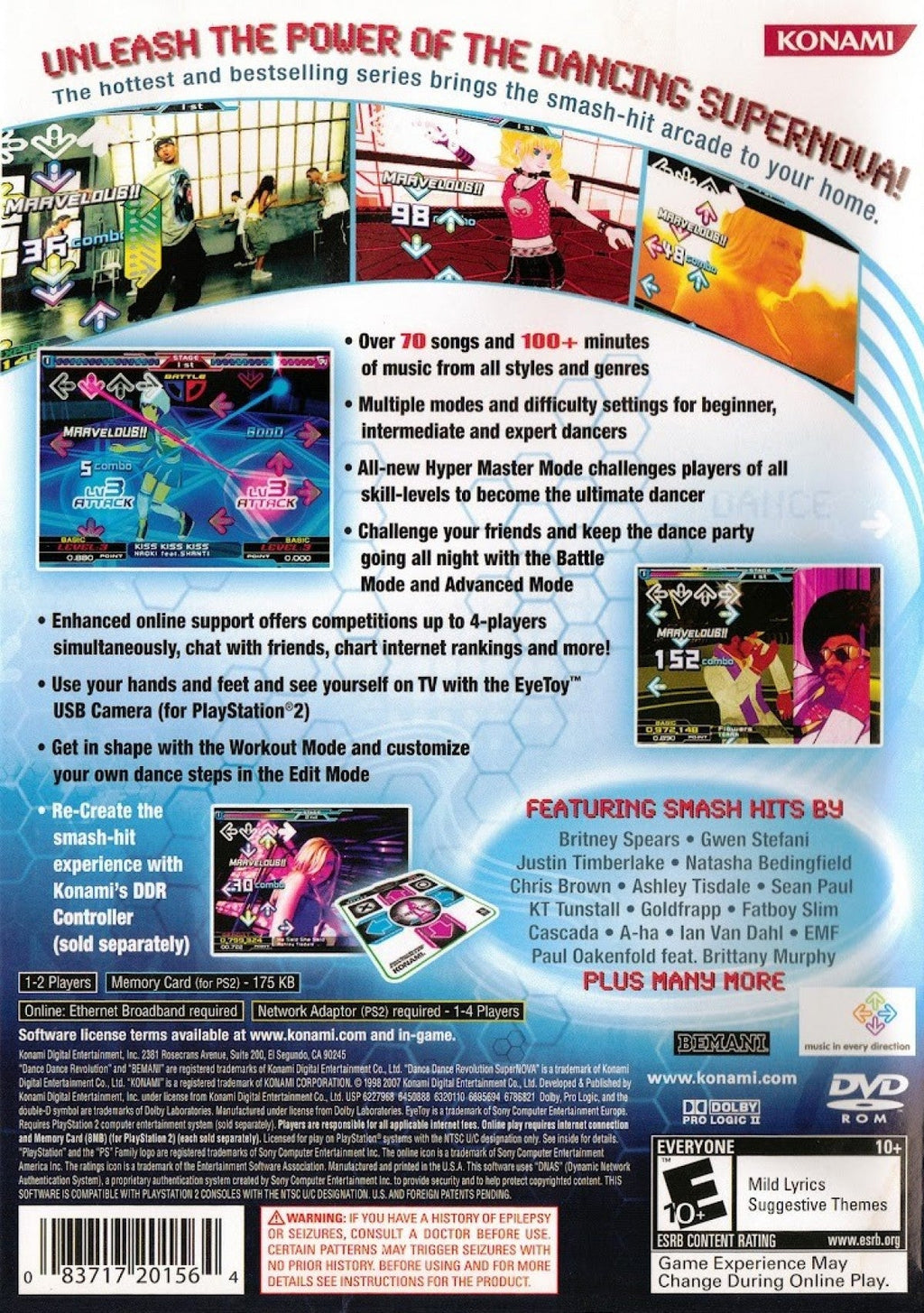 Dance Dance Revolution: SuperNOVA 2 – PlayStation 2 (PS2)