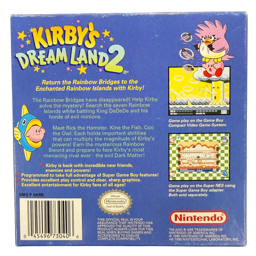 Kirby's Dream Land 2 [CIB] – Game Boy (GB)