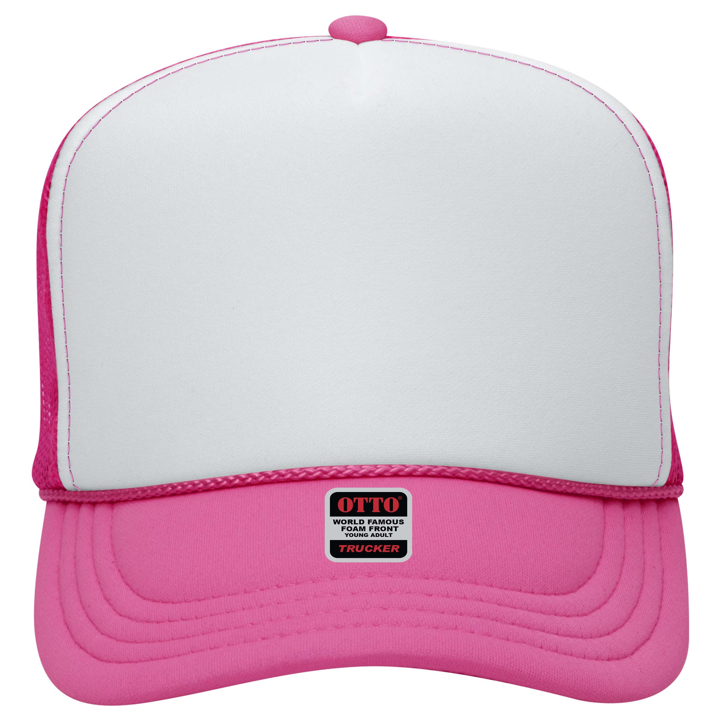 Embroidered Chain Stitch Trucker Hat