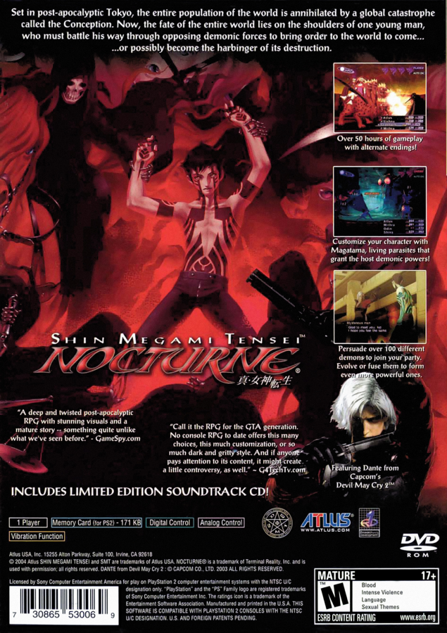 Shin Megami Tensei: Nocturne – PlayStation 2 (PS2)
