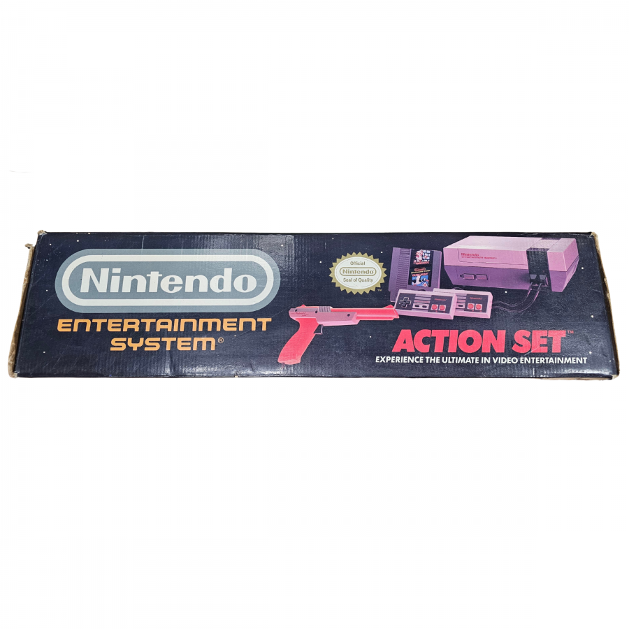 Nintendo Entertainment System (NES) Console Action Set [CIB]