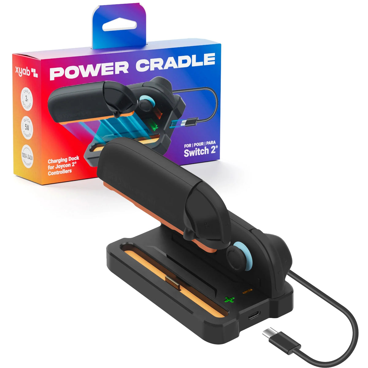 Controller Charging Dock for Nintendo Switch 2 Controllers – Nintendo Switch 2 Accessory (NS2)