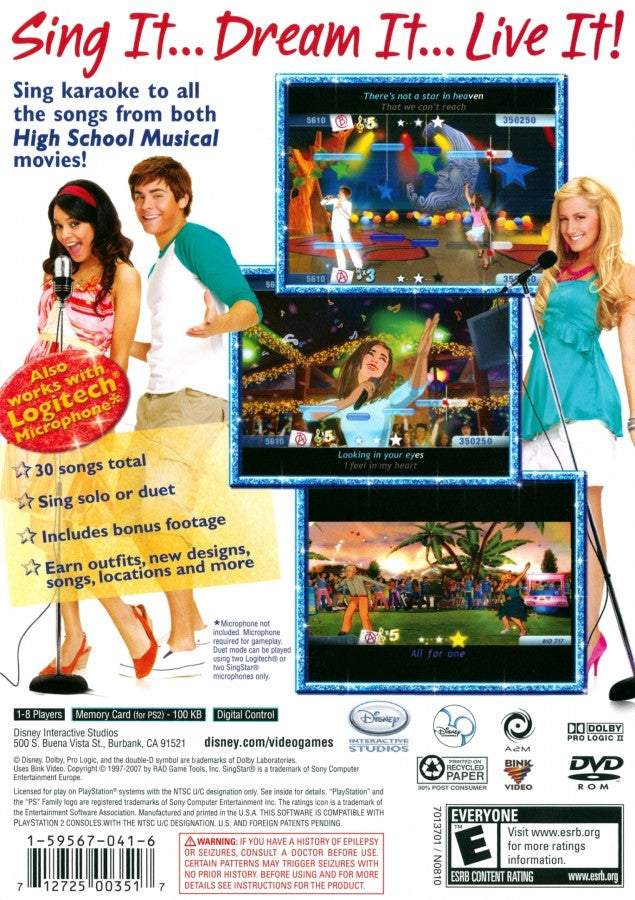 Disney Sing It: High School Musical – PlayStation 2 (PS2)