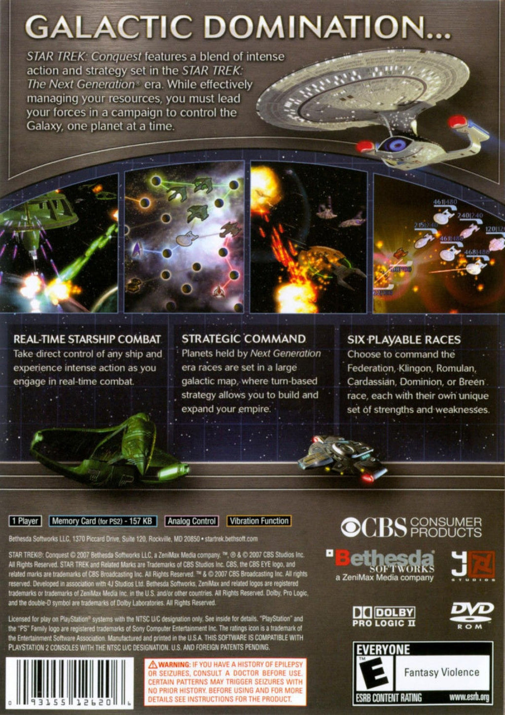 Star Trek: Conquest – PlayStation 2 (PS2)
