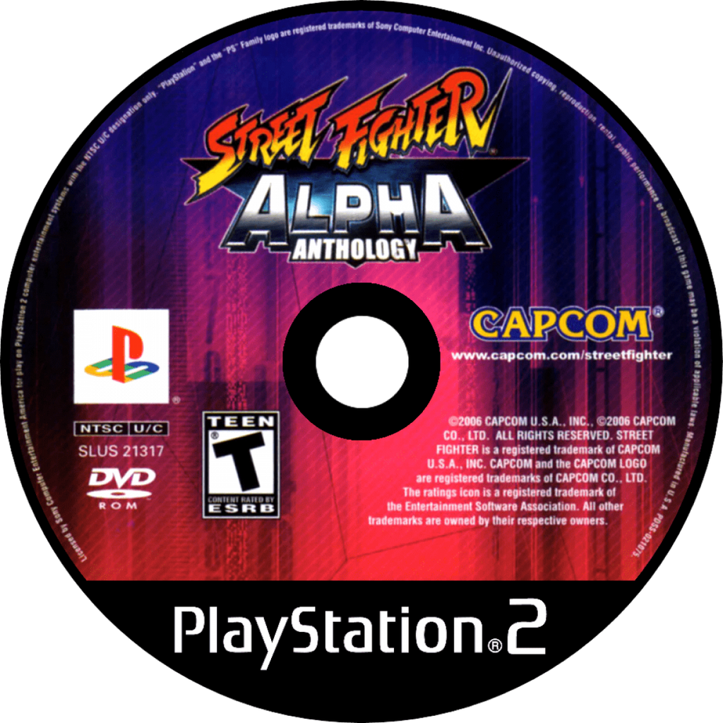 Street Fighter Alpha Anthology – PlayStation 2 (PS2)