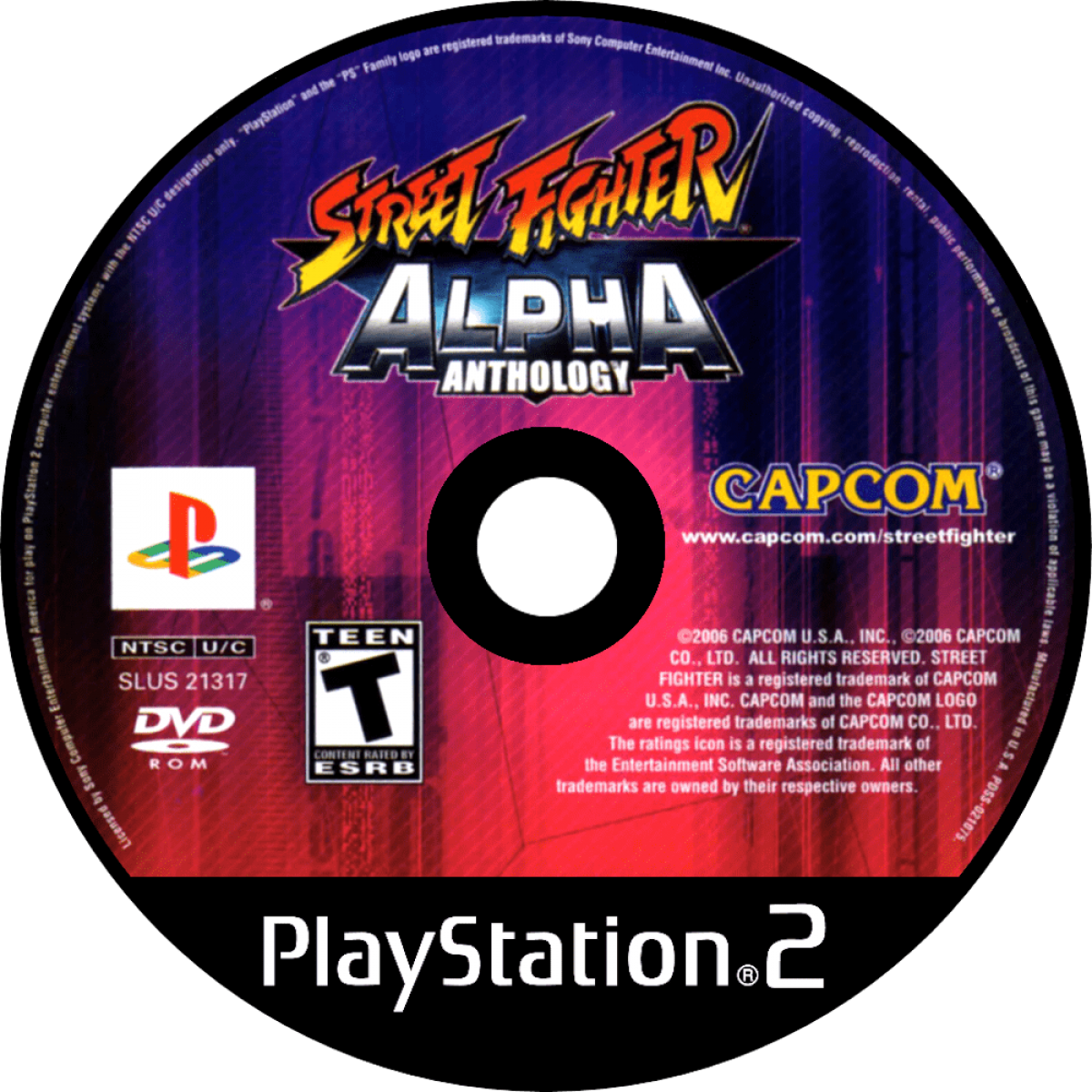 Street Fighter Alpha Anthology – PlayStation 2 (PS2)