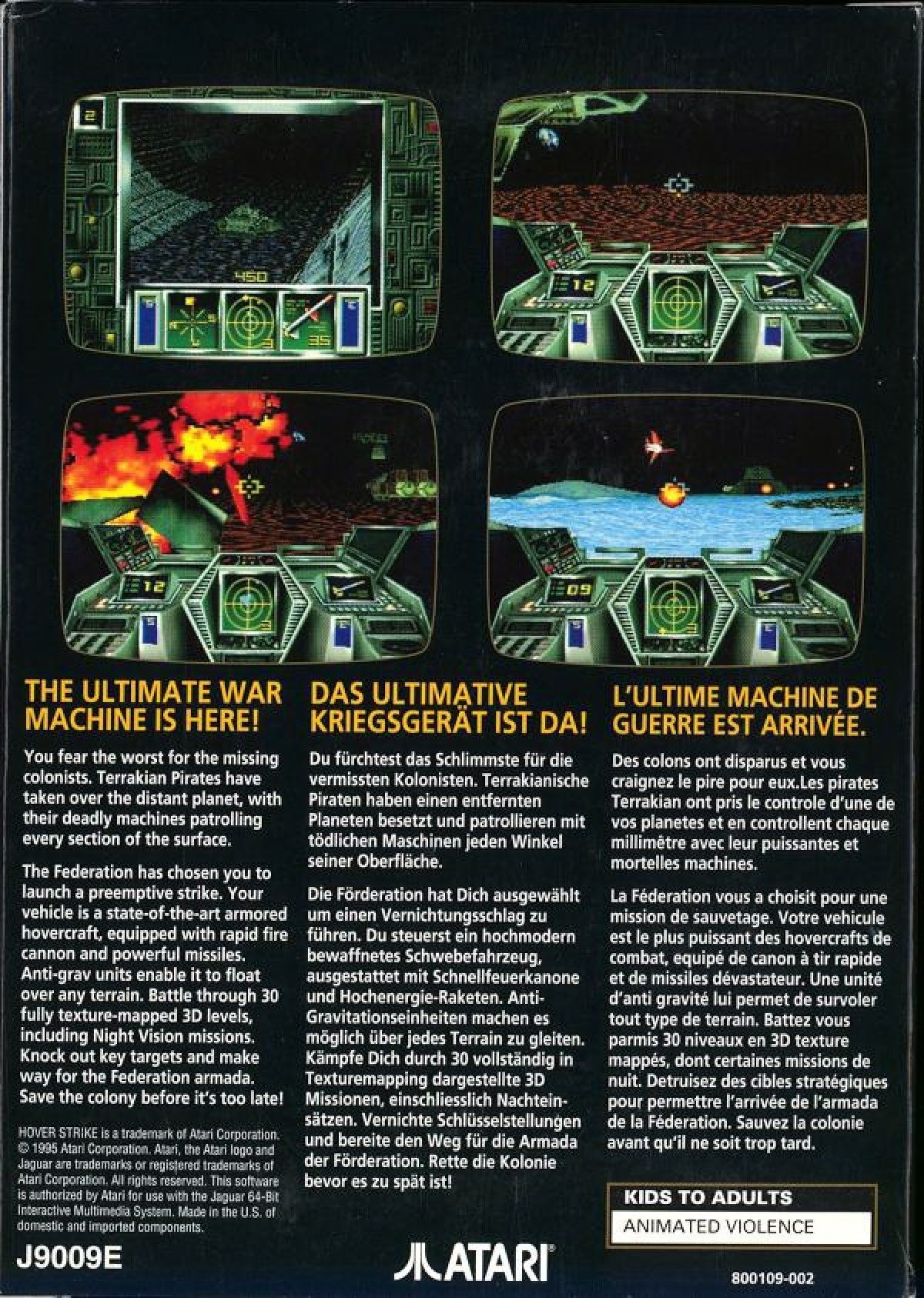 Hover Strike [CIB] – Atari Jaguar CD (JAGCD)