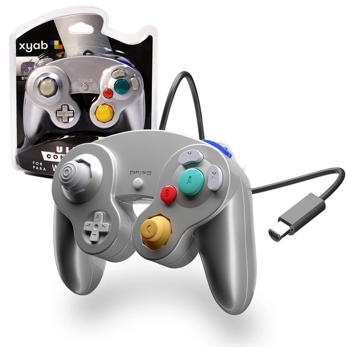 Wired Controller for GameCube/Wii [Silver] – Nintendo Gamecube/Wii Accessory