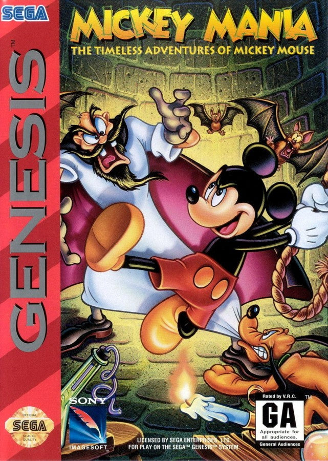 Mickey Mania: The Timeless Adventure of Mickey Mouse – Sega Genesis (GEN)