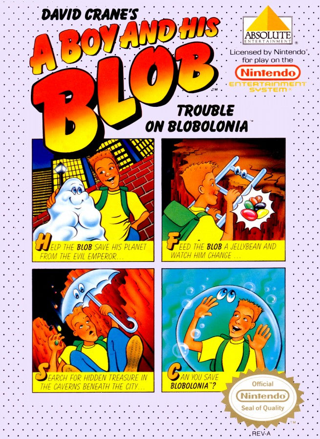 A Boy and His Blob: Trouble on Blobolonia – Nintendo Entertainment System (NES)