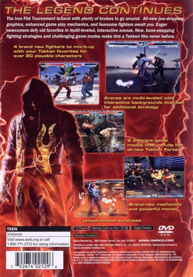 Tekken 4 – PlayStation 2 (PS2)