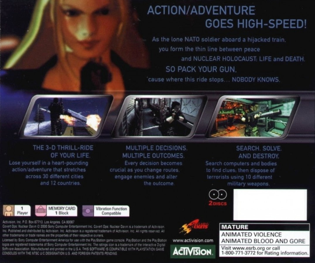 Covert Ops: Nuclear Dawn – PlayStation 1 (PS1)