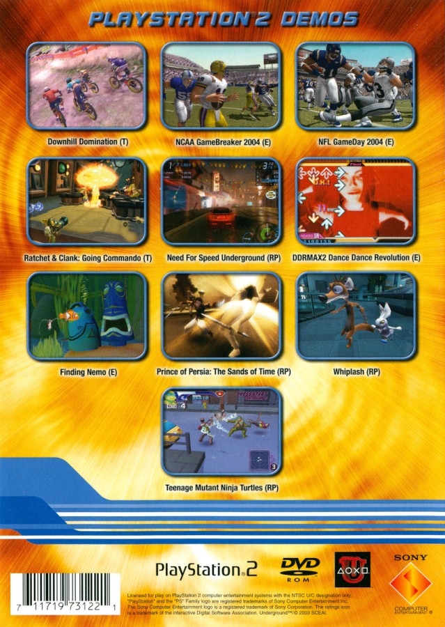 PlayStation Underground Jampack: Winter 2003 – PlayStation 2 (PS2)