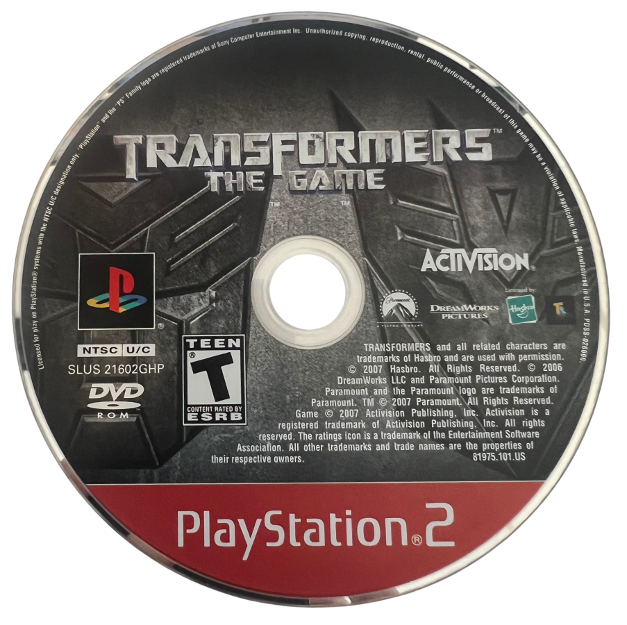 Transformers: The Game [Greatest Hits With Bonus Disc] – PlayStation 2 (PS2)