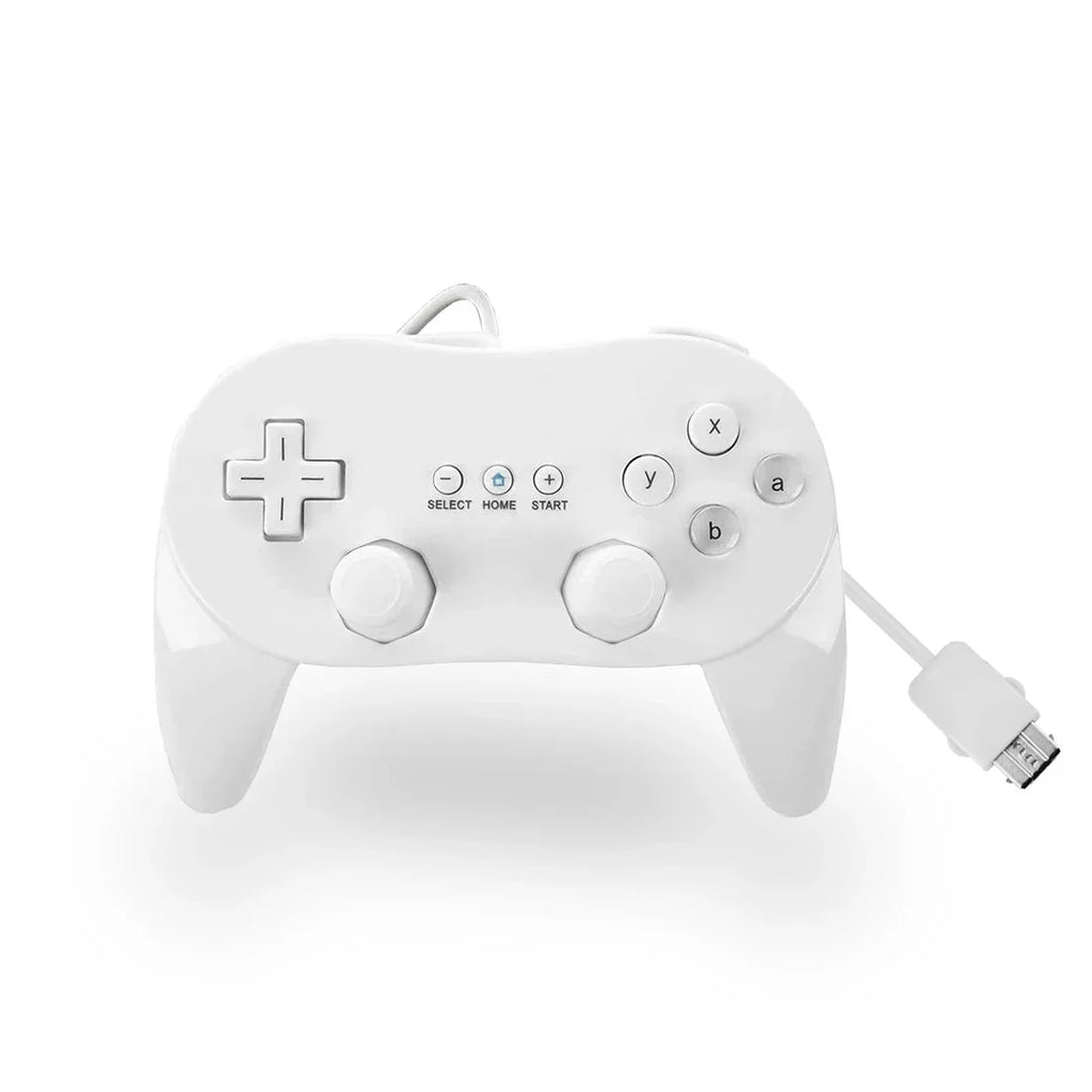 Wired Classic Controller Pro Style [White] – Nintendo Wii Accessory (Wii)