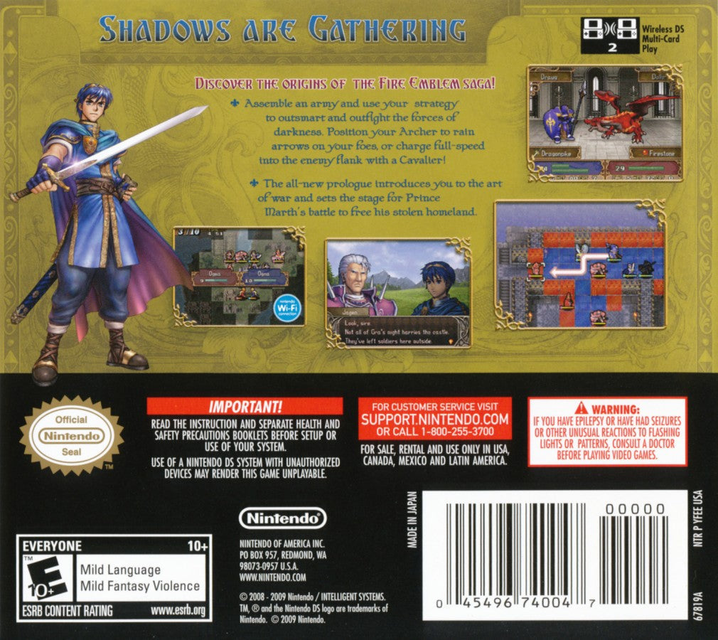 Fire Emblem: Shadow Dragon – Nintendo DS (DS)