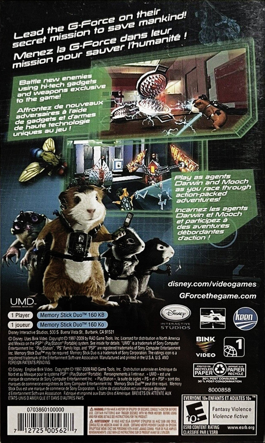 Disney G-Force – PlayStation Portable (PSP)