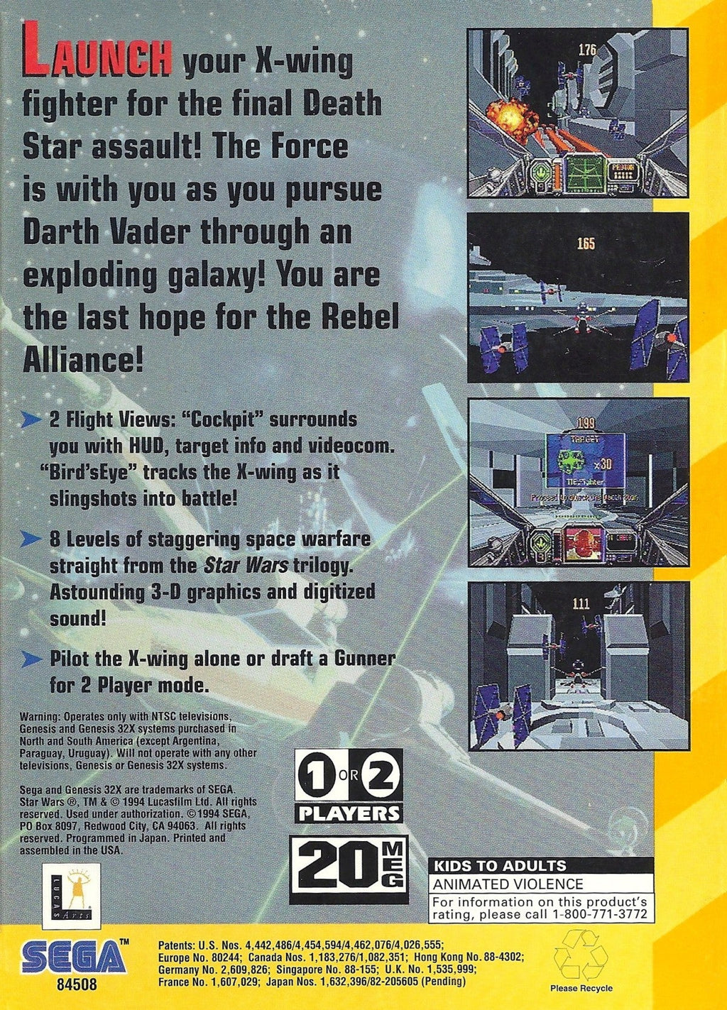 Star Wars Arcade – Sega 32X (32X)