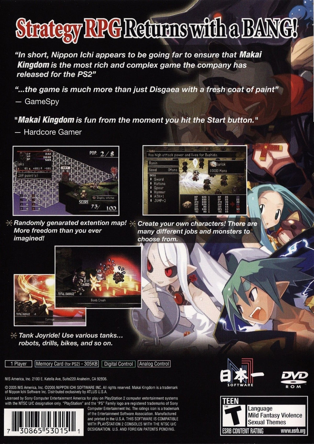 Makai Kingdom Chronicles of the Sacred Tome – PlayStation 2 (PS2)