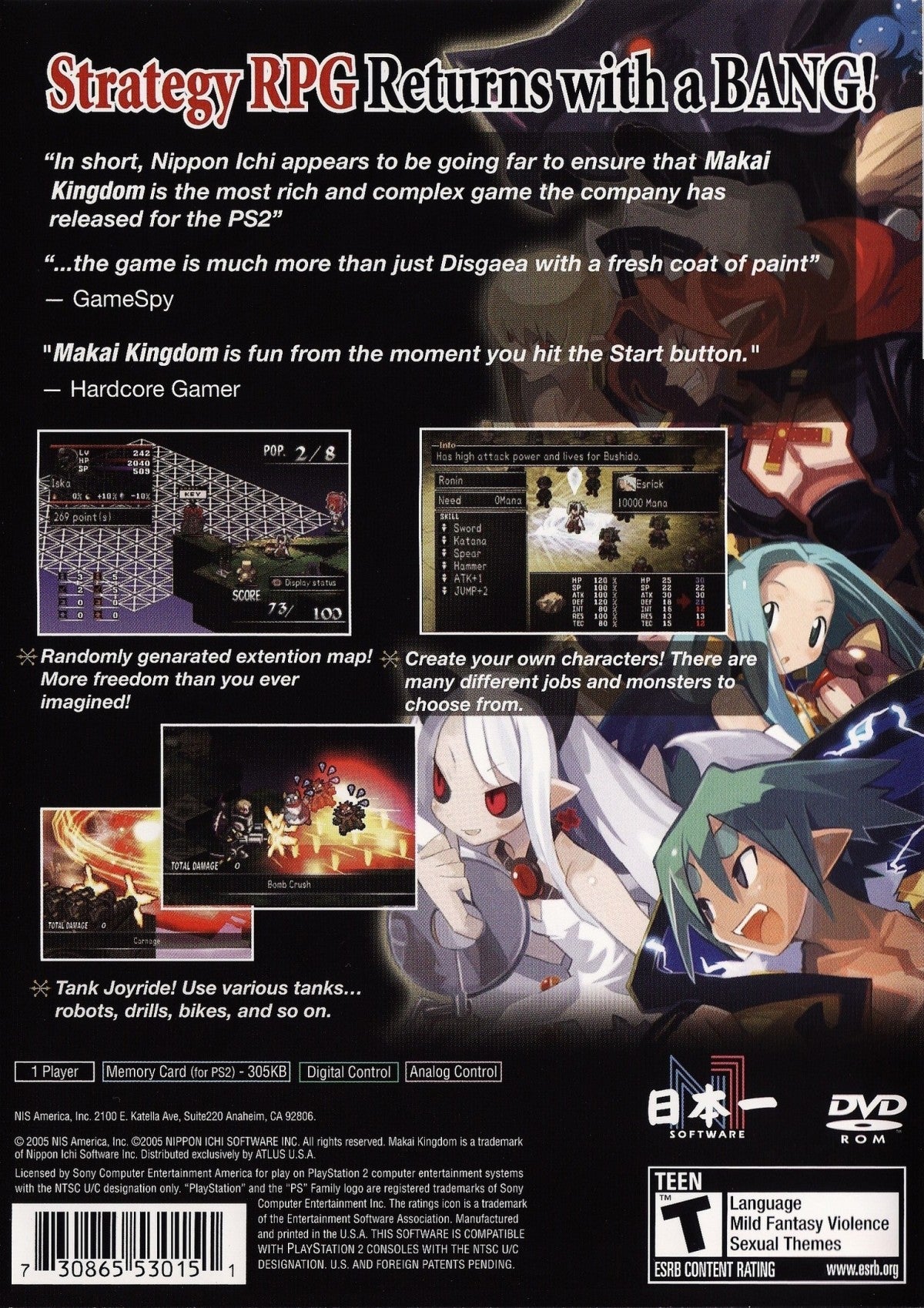 Makai Kingdom Chronicles of the Sacred Tome – PlayStation 2 (PS2)
