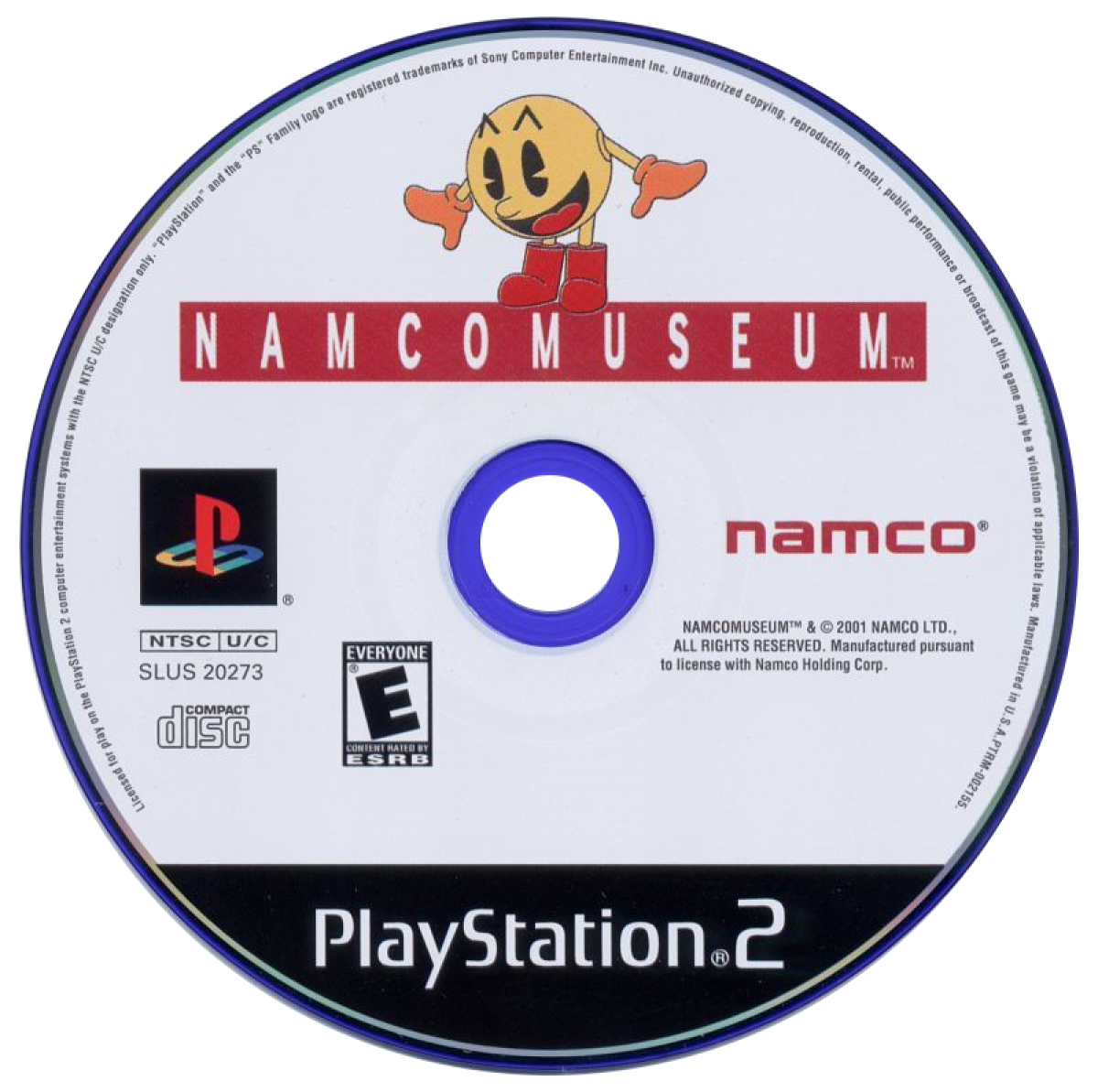 Namco Museum – PlayStation 2 (PS2)