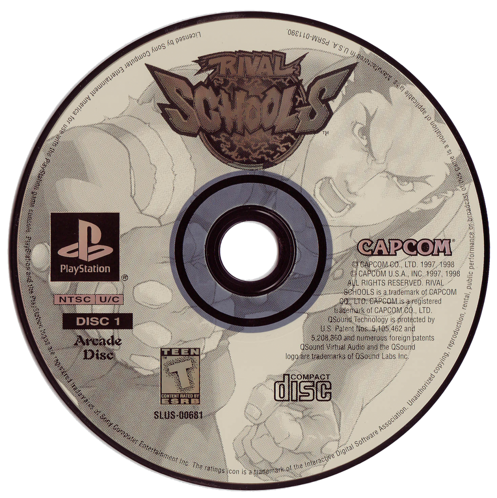 Rival Schools – PlayStation 1 (PS1)