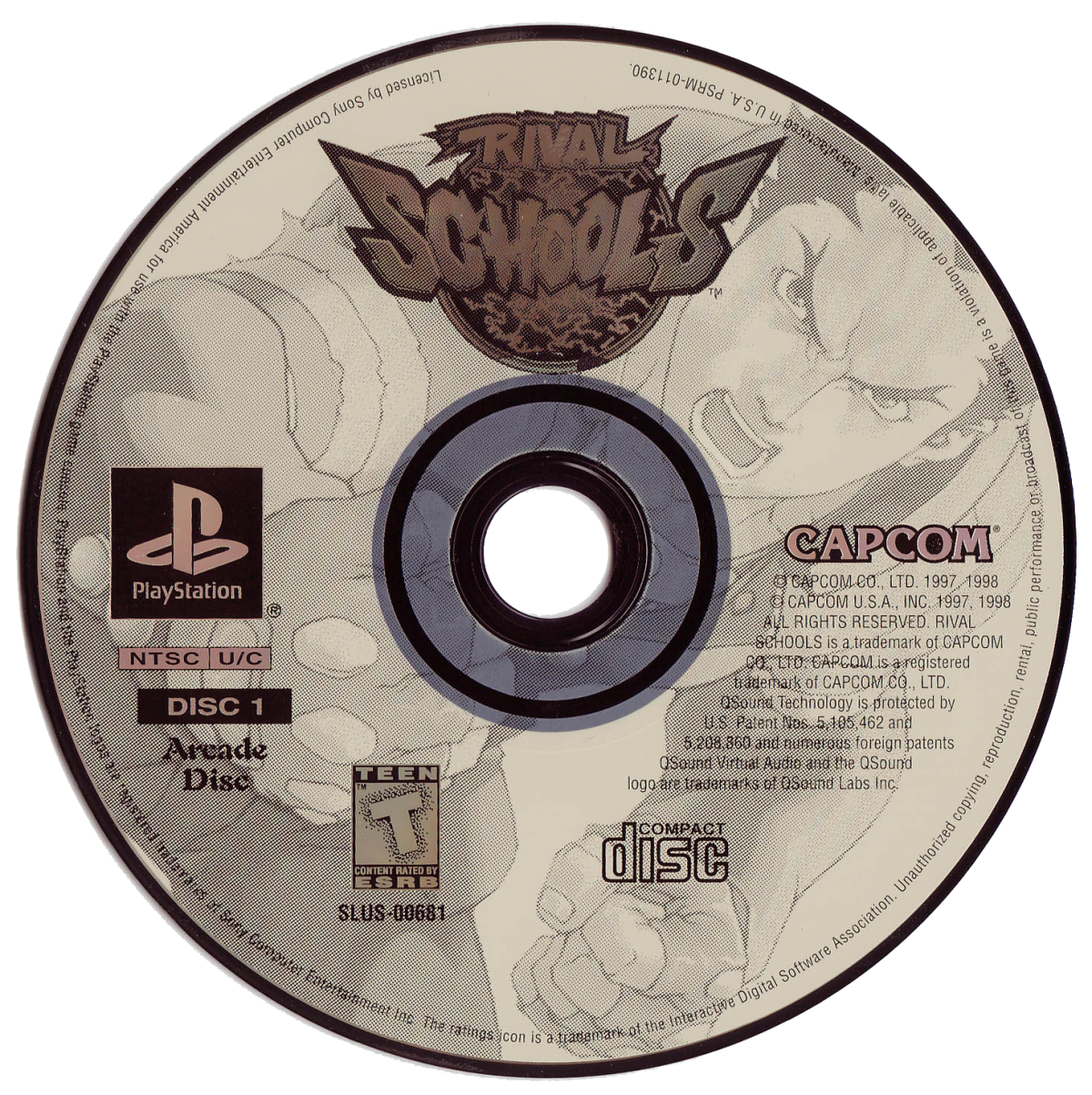 Rival Schools – PlayStation 1 (PS1)