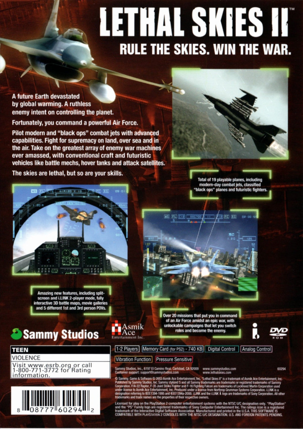 Lethal Skies II – PlayStation 2 (PS2)