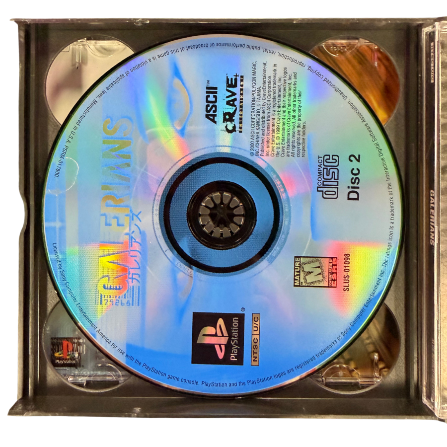 Galerians [MISSING MANUAL/INSERTS] – PlayStation 1 (PS1)