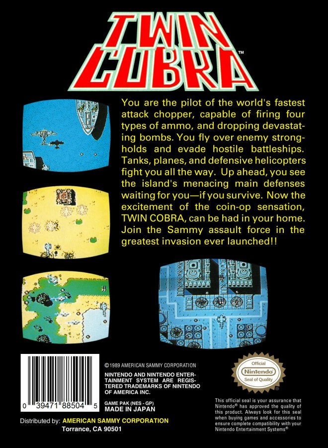 Twin Cobra –  Nintendo Entertainment System (NES)