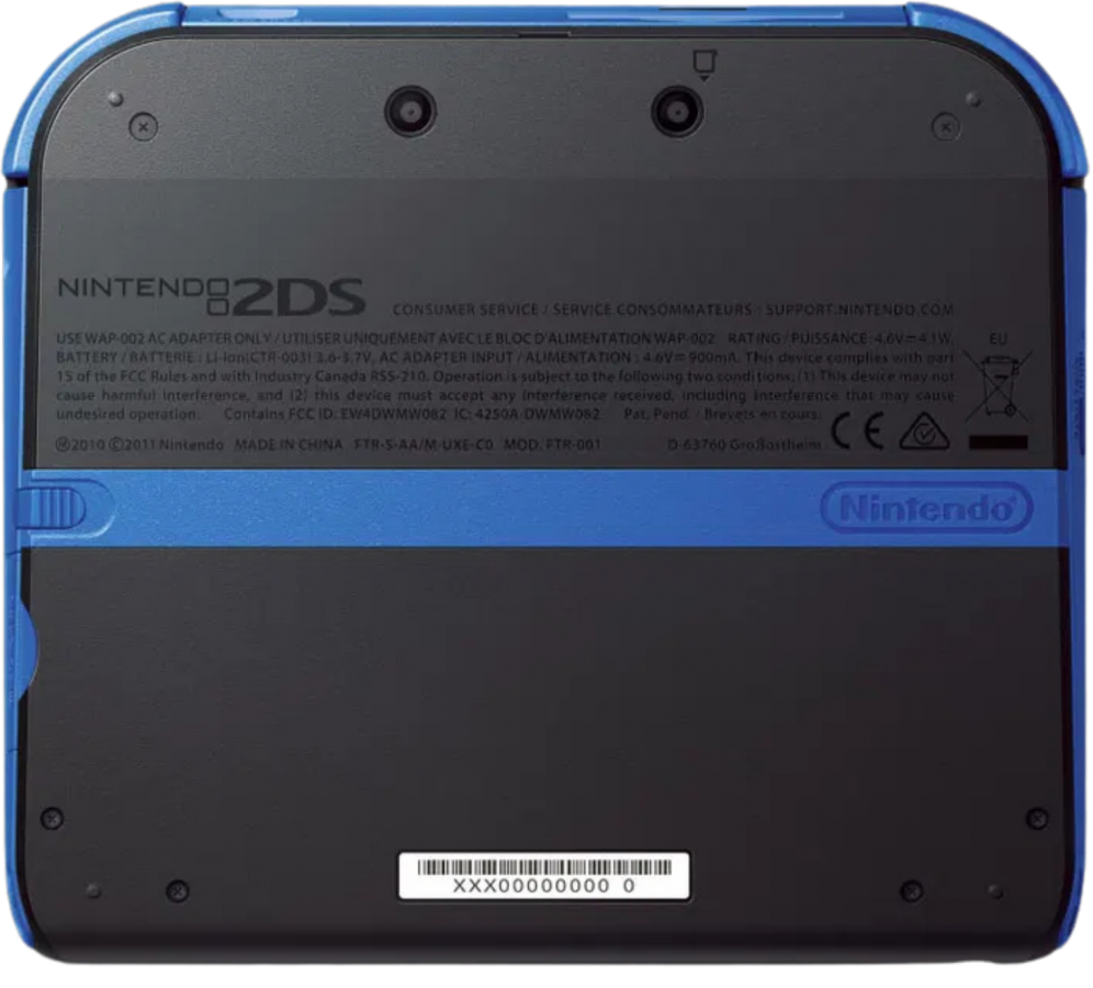 Nintendo 2DS Handheld Console (2DS) [Blue] – [Scratch & Scuff]