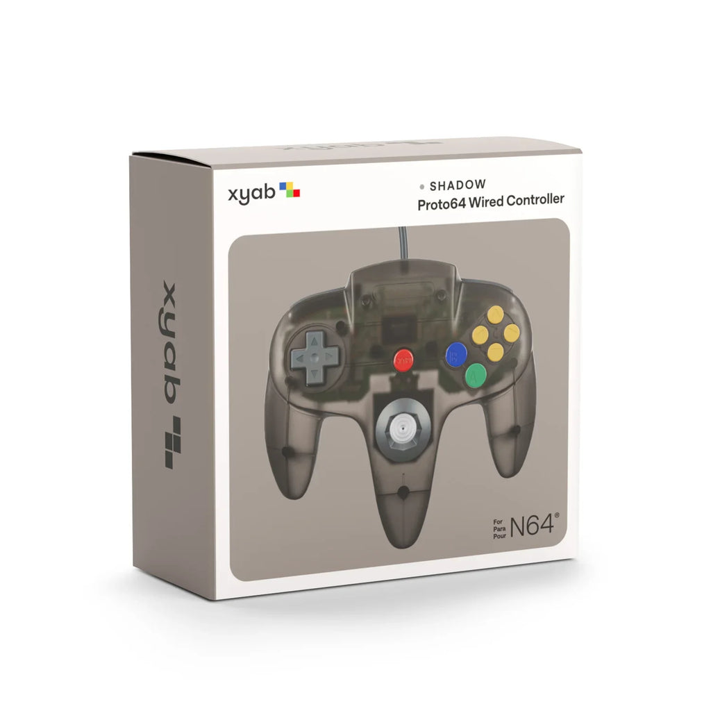 PROTO64 Wired Controller for Nintendo 64 (N64) [Shadow] – Nintendo 64 Accessory (N64)