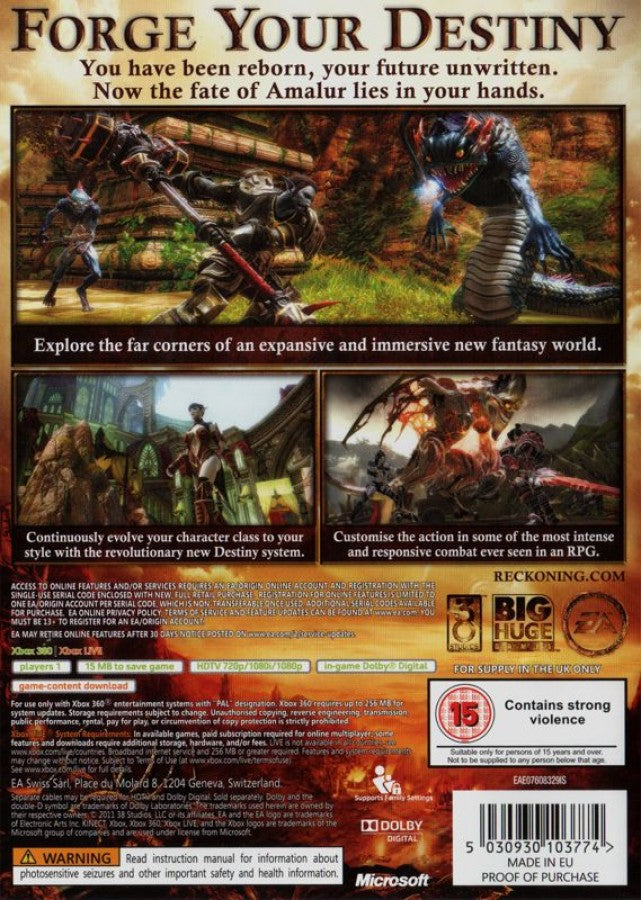 Kingdoms of Amalur: Reckoning – Xbox 360 (X360)