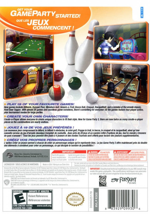 Game Party 3 – Nintendo Wii (Wii)