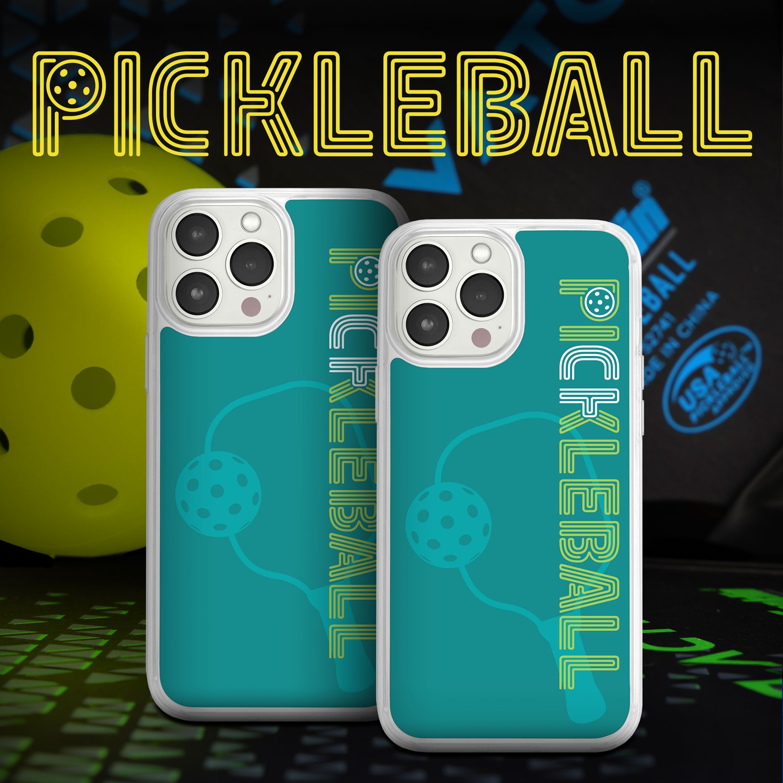 Pickleball HD Apple iPhone 12 Series Mag-Safe Phone Case