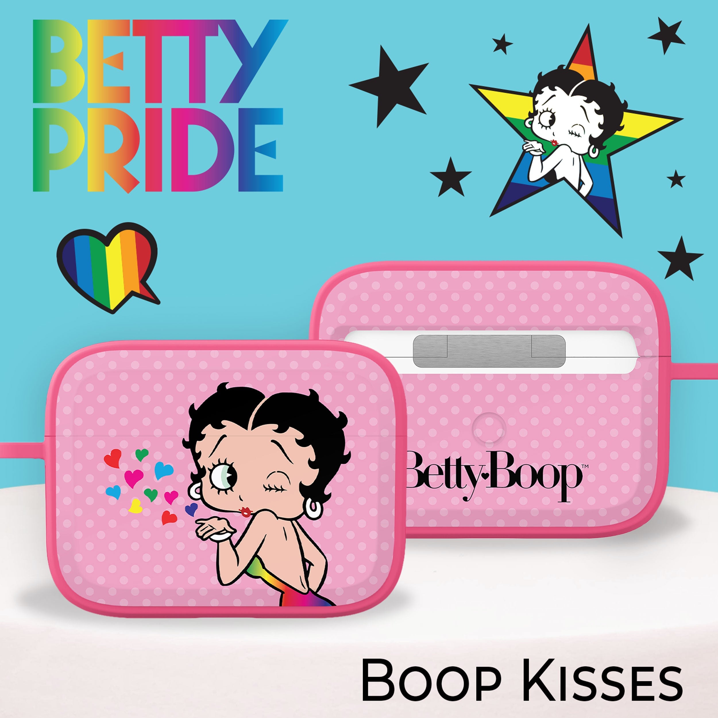 Betty Boop Pride HDX Apple AirPods Pro 1 & 2 Case Cover