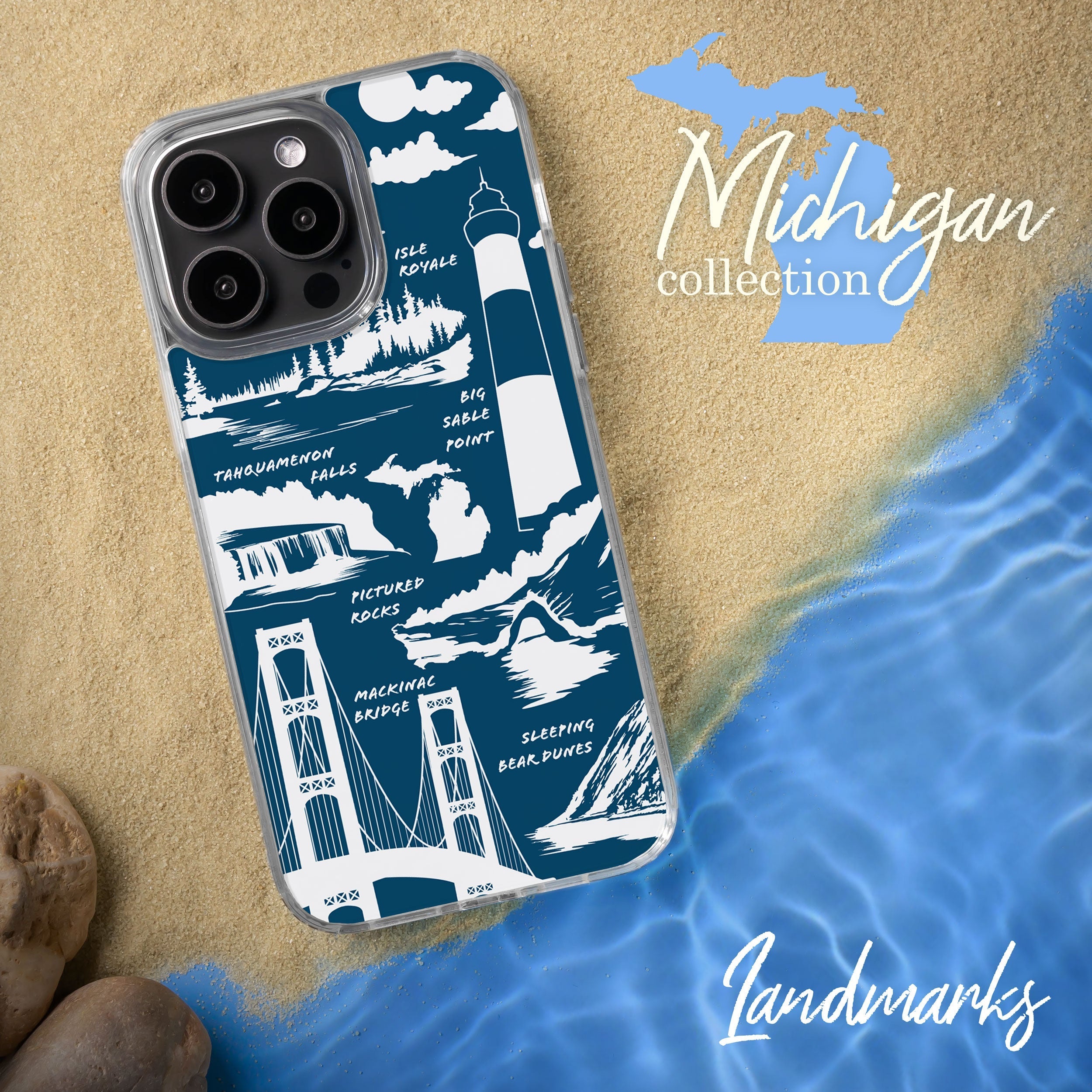 Michigan HD Apple iPhone 14 Series Mag-Safe Phone Case