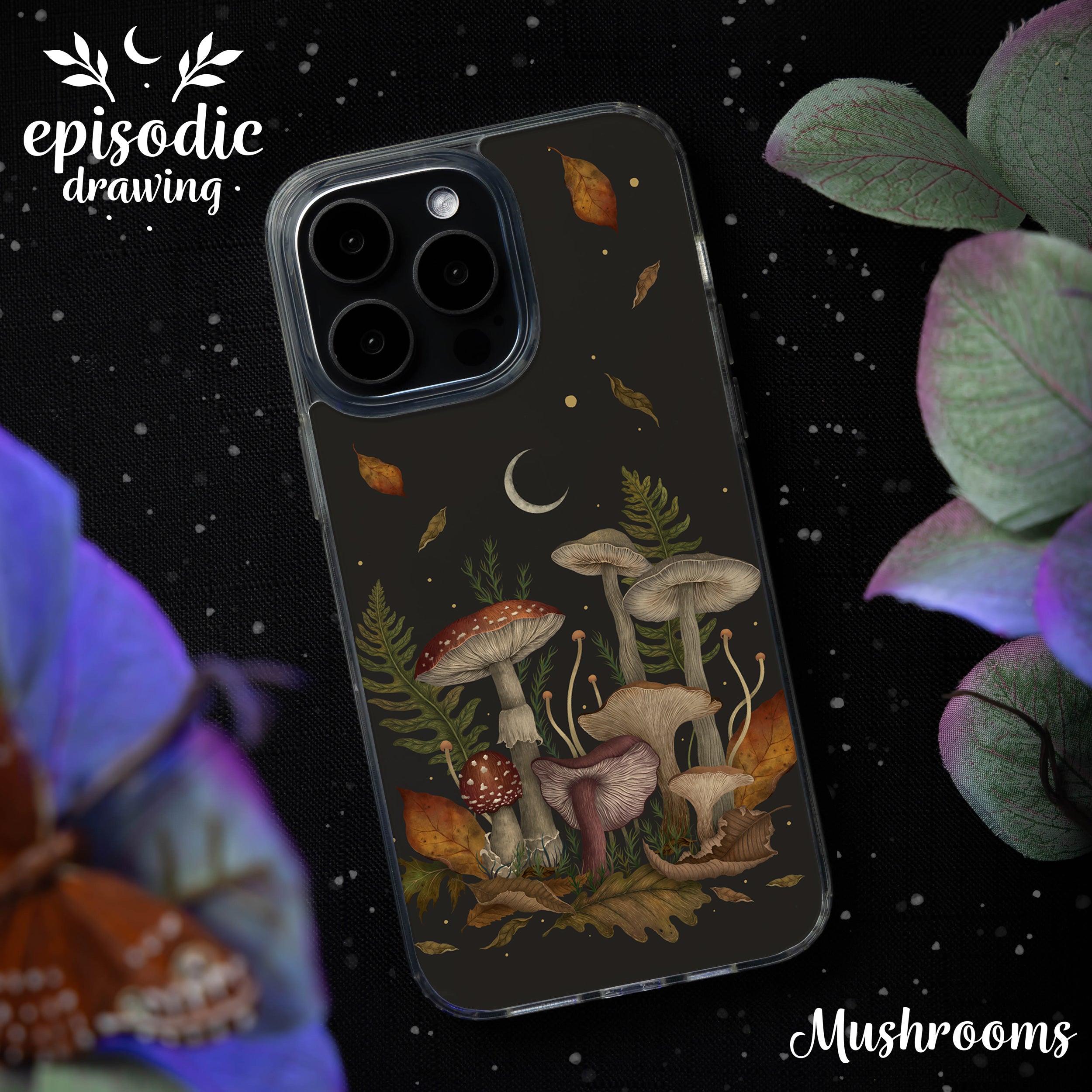 Episodic Drawing Enchanted Collection HD Apple iPhone 15 Series Mag-Safe Phone Case