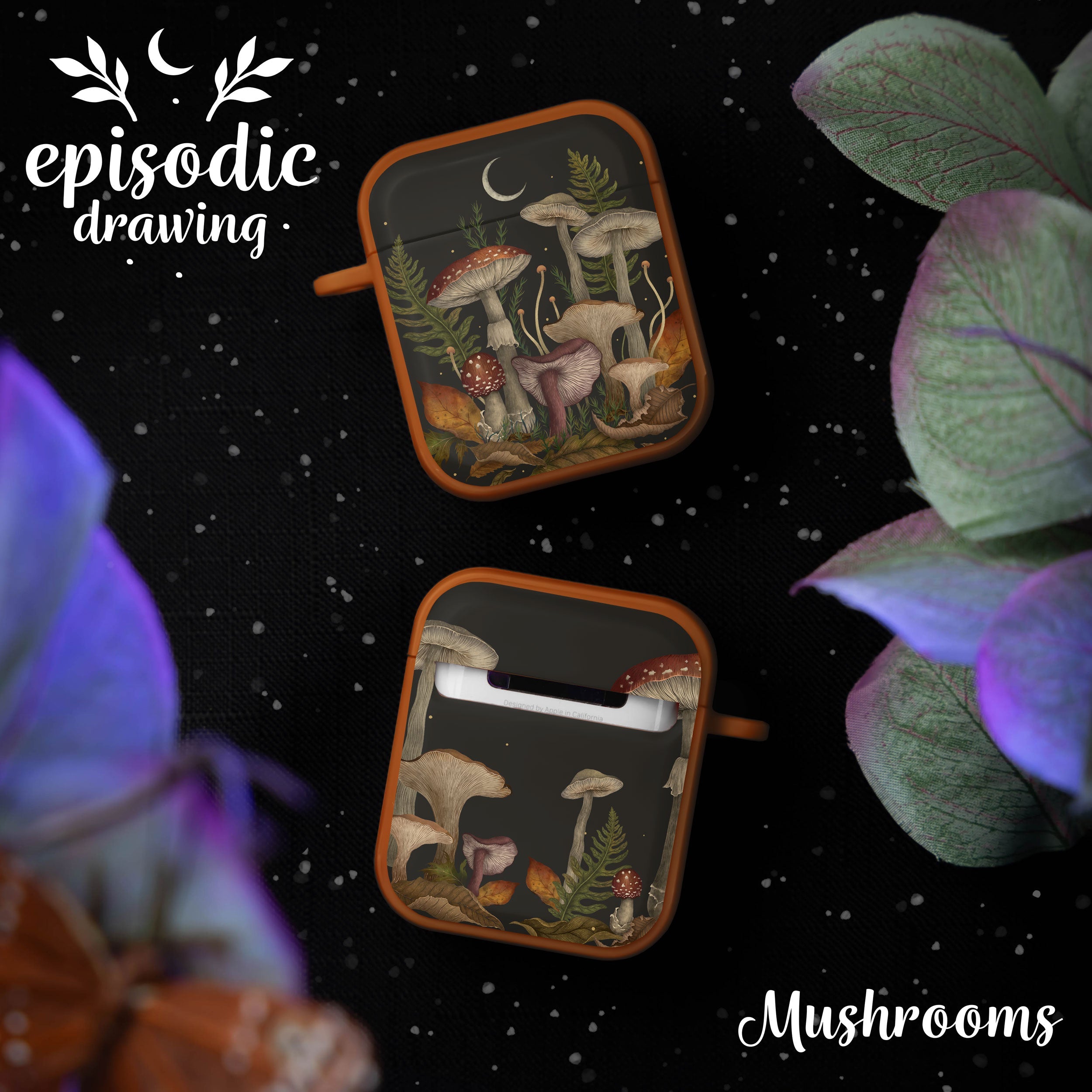 Episodic Drawing Enchanted Collection HDX Apple AirPods Gen 1 & 2 Case Cover