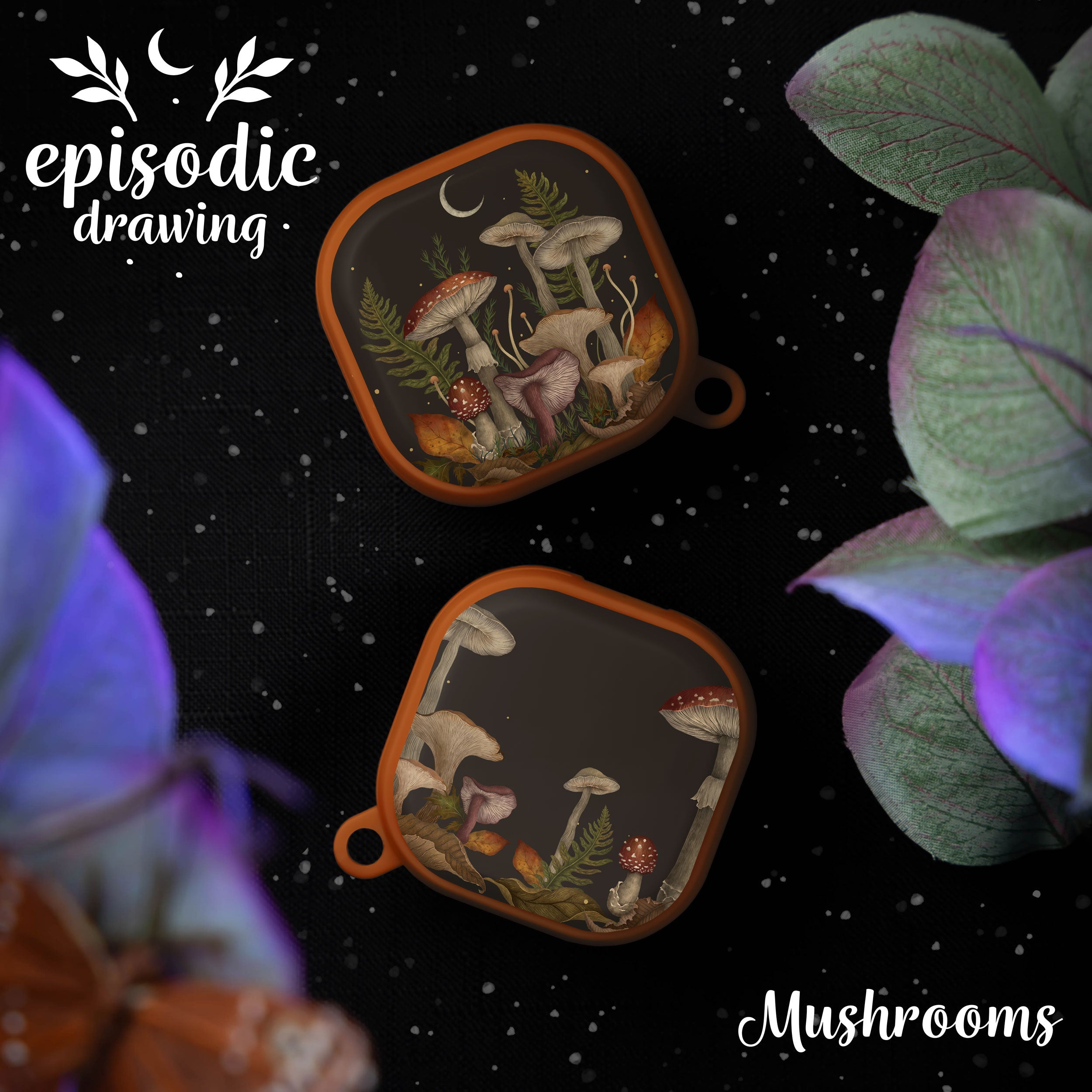Episodic Drawing Enchanted Collection HDX Samsung Galaxy Buds Pro & Buds Live Case Cover