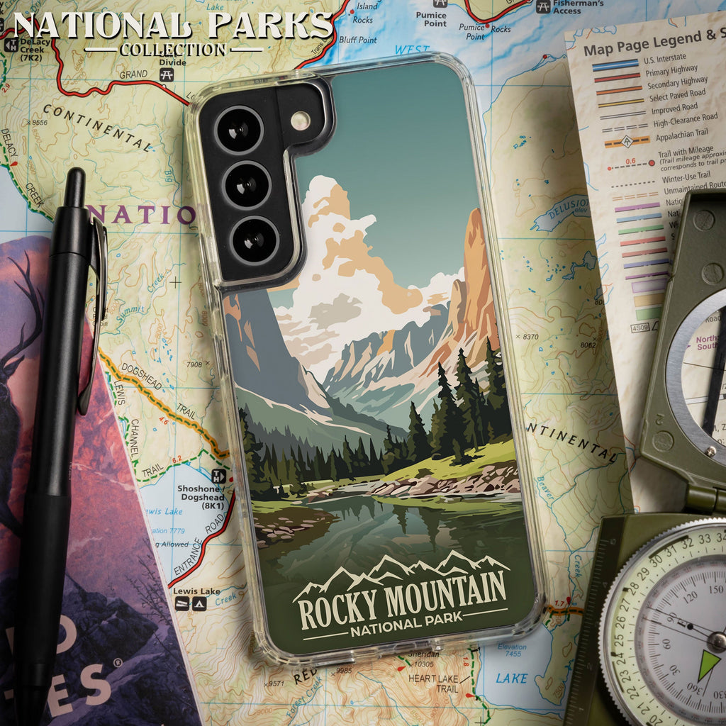 National Parks Rocky Mountain HD Samsung Galaxy S24 Phone Case