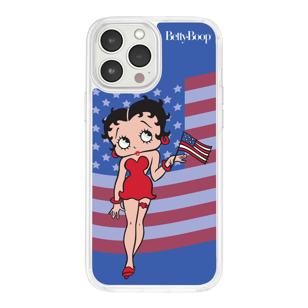Betty Boop Red White & Boop HD Apple iPhone 12 Mag-Safe Phone Case