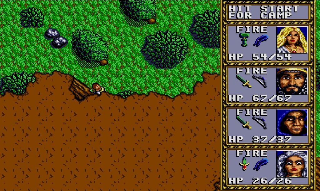Dungeons & Dragons: Warriors of the Eternal Sun – Sega Genesis (GEN)