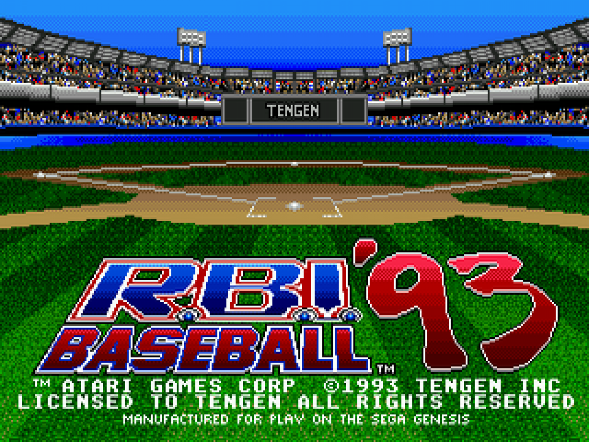 RBI Baseball 93 – Sega Genesis (GEN)