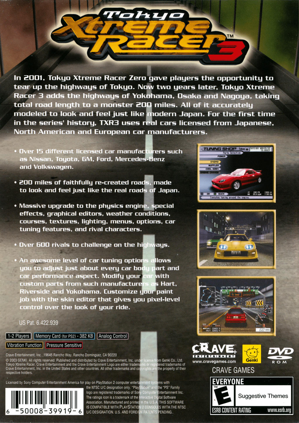 Tokyo Xtreme Racer 3 – PlayStation 2 (PS2)