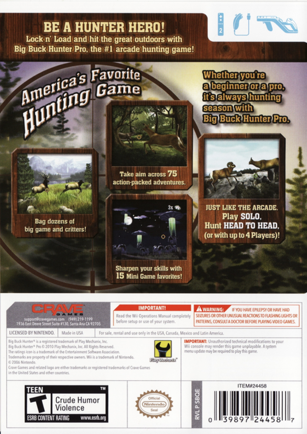 Big Buck Hunter Pro – Nintendo Wii (Wii)