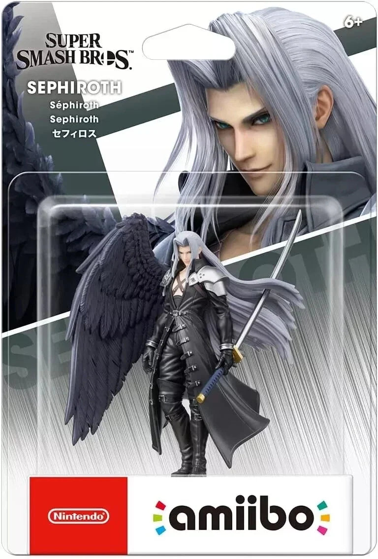 Sephiroth Amiibo [Super Smash Bros.] [Sealed] – Nintendo Amiibo