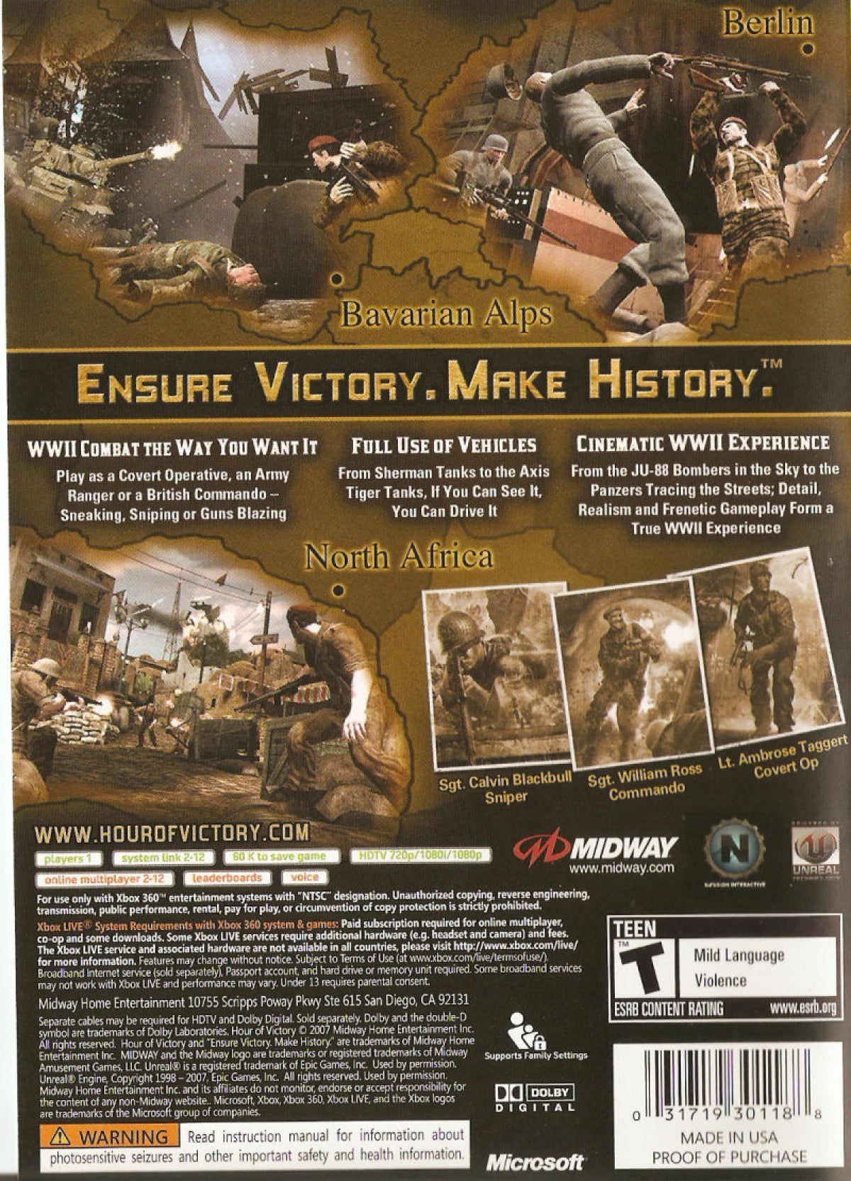 Hour Of Victory – Xbox 360 (X360)
